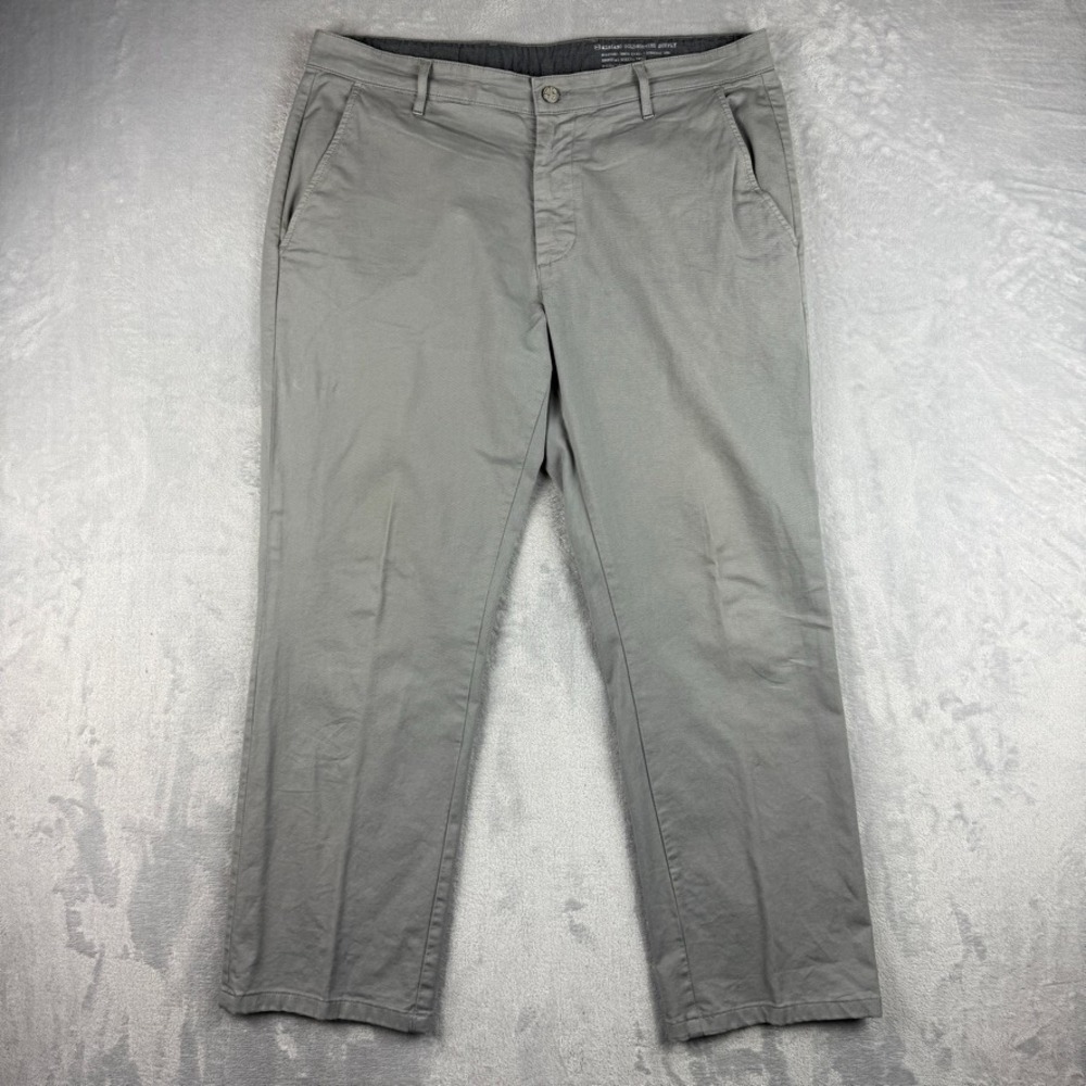 Adriano Goldschmied Pants Mens 36x30 Beige Standard Issue Khaki Twill